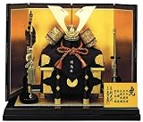 五月人形 兜飾り 久月監製 鈴木利光作 本金箔押 正絹総裏白檀竹に雀金物18号兜