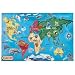World Map 33 pc Floor Jigsaw Puzzle by Melissa & Doug