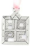 Basic Spirit HOPE Global Giving 2-1/2-Inch Pewter Ornament