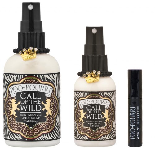 Poo-Pourri 3-piece Bathroom Deodorizer Set Call of the Wild: Ruby Red Grapefruit