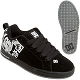 DC Men's Court Graffik SE Skate Shoe,Black/Emerald/White,10.5 M US