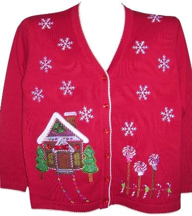 Terazzo women's candy land christmas sweater - size medium 10/12