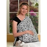 ORGANIC NursEase Breastfeeding Shawl- Organic Large Beautiful Blooms