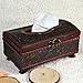 Chunshop Retro Wooden Rectangular Paper Cover Case Tissue Box Napkin Holder Home Decor