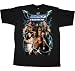 WWE World Wrestling Entertainment Smackdown Lightening Black T-shirt Tee
