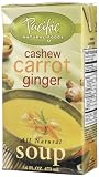 Pacific Natural Foods Soup, Cashew Carrot Ginger, 16-Ounce Cartons (Pack of 12)