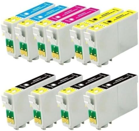 CartWarehouse Remanufactured Ink Cartridges Replacement for Epson T126 (4x Black, 2x Cyan, 2x Magenta, 2x Yellow, 10-Pack)