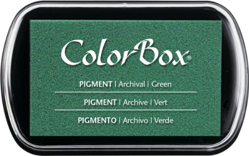 ColorBox Classic Pigment Ink Pad, Full Size, Green