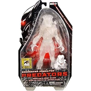 Predators Cloaked Berserker Predator 7' Action figure SDCC Exclusive by 