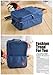 Kittymouse Travel Storage Shoes Bags Waterproof Foldable and Breathable Shoes Pouch Bag (3 Shoes Bit, Double)
