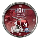 NCAA Alabama Crimson Tide 2011 BCS Champions Chrome Clock