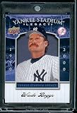 2008 Upper Deck Yankee Stadium Legacy Collection # 75 Wade Boggs - New York Yankees - Limited Edition MLB Baseball Card in Protective Screw Down Display Case!