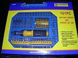  : Marksman 101pc Ratchet Driver and Socket Bit set