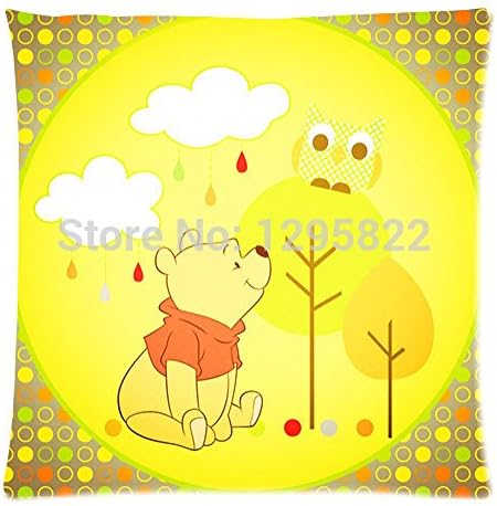 easyLife Original Custom Cartoon The Many Adventures Of Winnie The Pooh Pillow Case 18X18 (One Side)(Pc18-974)
