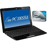 ASUS Eee PC Seashell 1005HA-PU17-BK 10.1-Inch Black Netbook - 10.5 Hours of Battery Life (Windows 7 Starter)