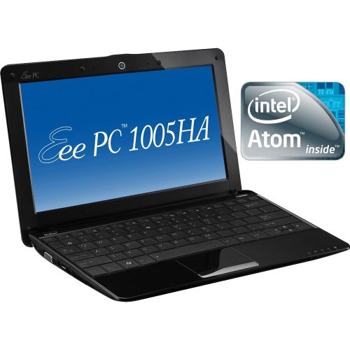 ASUS Eee PC Seashell 1005HA-PU17-BK 10.1-Inch Black Netbook - 10.5 Hours of Battery Life (Windows 7 Starter)