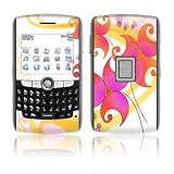 Dancing Leaves Design Protective Skin Decal Faceplate for Blackberry 8800/ 8820/ 8830/ World Cell Phones