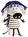 Plush Christmas Pearls Before Swine Zebra 8"