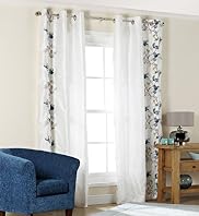 Floral Embroidery Curtains