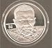 Highland Mint NFL Football Collectible Coin Silver: Jerome Bettis - Notre Dame - Pittsburgh Steelers