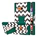 Nokia Lumia 730 / Lumia 735 Case, MPERO Impact X Series Dual Layered Tough Durable Shock Absorbing Silicone Polycarbonate Hybrid Kickstand Case for Lumia 730 / Lumia 735 - Teal Chevron