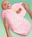Kiddopotamus & Co Swaddleme&reg; Adjustable Infant Wrap 100% Cotton Knit Small, Girl Print