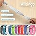 allbingo Fitbit Flex Adjustable Wristband - Fitbit Flex Silicone Replacement Secure Band with Chrome Watch Clasp and Fastener Buckle - Fix The Tracker Fall Off Problem