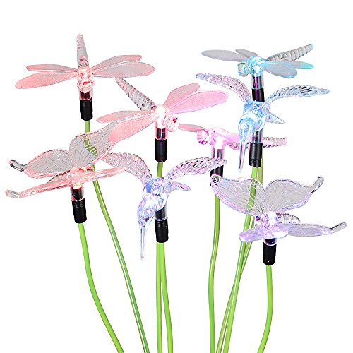 2 sets [4led version] hallomall™ solar powered color …