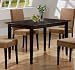 Coaster Hyde Rectangular Casual Dining Leg Table in Cappuccino
