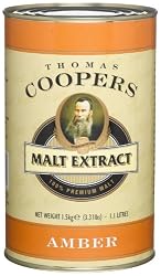 Coopers Malt Extract Amber, 3.3-Pound Cans (Pack of 2)