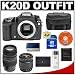 Electronics : Pentax K20D Digital SLR Camera with Tamron 28-80mm Zoom Lens + Tamron 70-300mm Macro Zoom Lens + 8GB SDHC Card + Spare D-LI50 Battery + Case + Cameta Bonus Accessory Kit