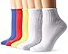HUE Women's Mini Crew Sock 6 Pack