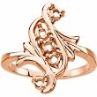 14K Rose Gold Mother's Ring - 5 Gemstone -- YOU CHOOSE THE COLORS!