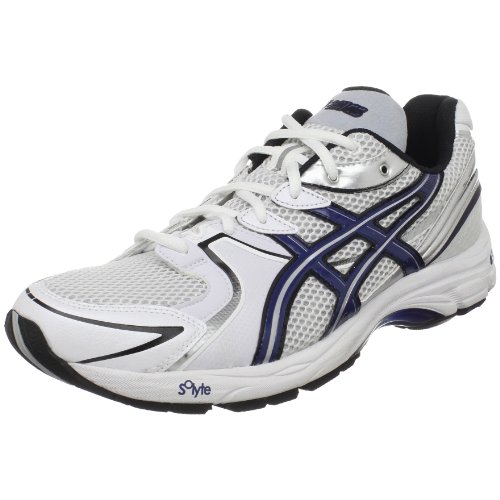 ASICS Men's GEL-Tech Walker Neo Walking Shoe,White/Navy/SIlver,10.5 M