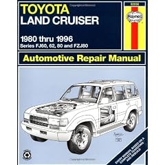 Toyota Landcruiser Series Fj60, 62, 80 and Fzj80, 1980-1996