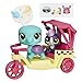 Littlest Pet Shop City Rides Turtle and Bunny Rickshaw Doll