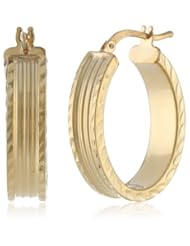Greg Anthony Yellow Colored Hoop Earrings