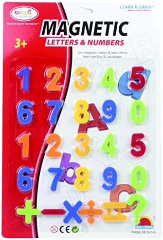 First ClassroomMagnetic Numbers & Symbols in a Blister Card, 1.5"