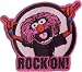 Jim Henson Muppets Cartoon Patch - 3.25 Rock On Animal