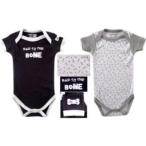Bad to the Bone 2-Pack Baby Bodysuits