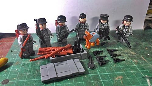 6pcs World war 2 Block Building Mini figure