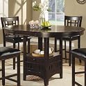 Furniture online: Counter Height Table in Cappuccino Finish