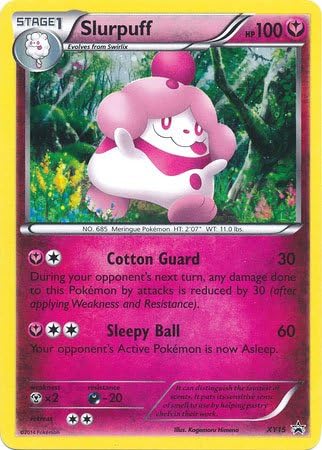 Pokemon XY Single Card Promo Holo Slurpuff XY15
