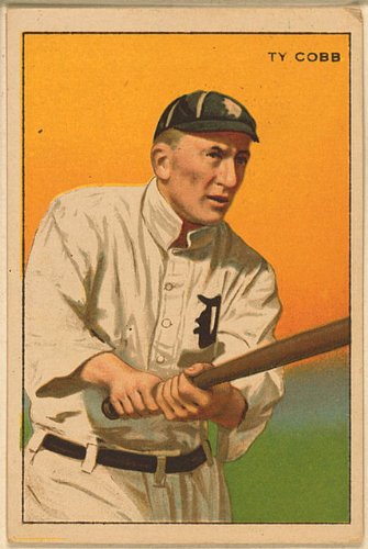 Photo Tyrus Raymond Cobb, Detroit Tigers, baseball card portrait 1912