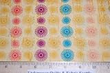 3 yards CALIFON FLORAL SPOT YELLOW Mark Lipinski fabric Free shipping in U.S.