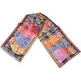 Laurel Burch Laurel Burch Scarves-Feline Family Portrait with Sequins