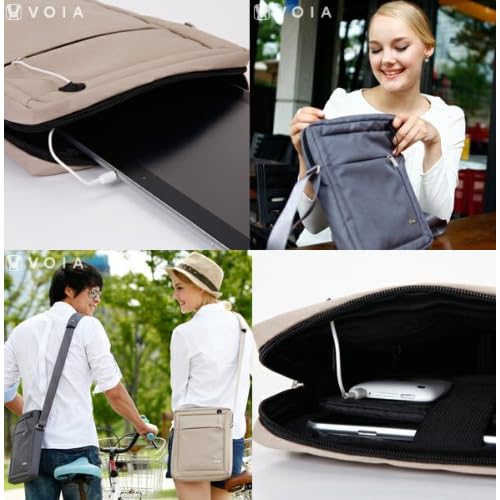 VOIA Multi-Purpose Cross Bag for Tablets, Beige (CM-310BEG)