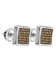 0.23CT-DIA MICRO-PAVE EARRINGS