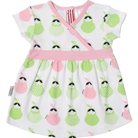 SOOKIbaby I Love Pears Cross Over Dress (Size 1, 12-18 Months)