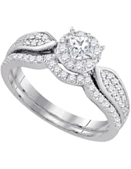 0.82CTW-DIA 0.27CT-CPR BRIDAL SET